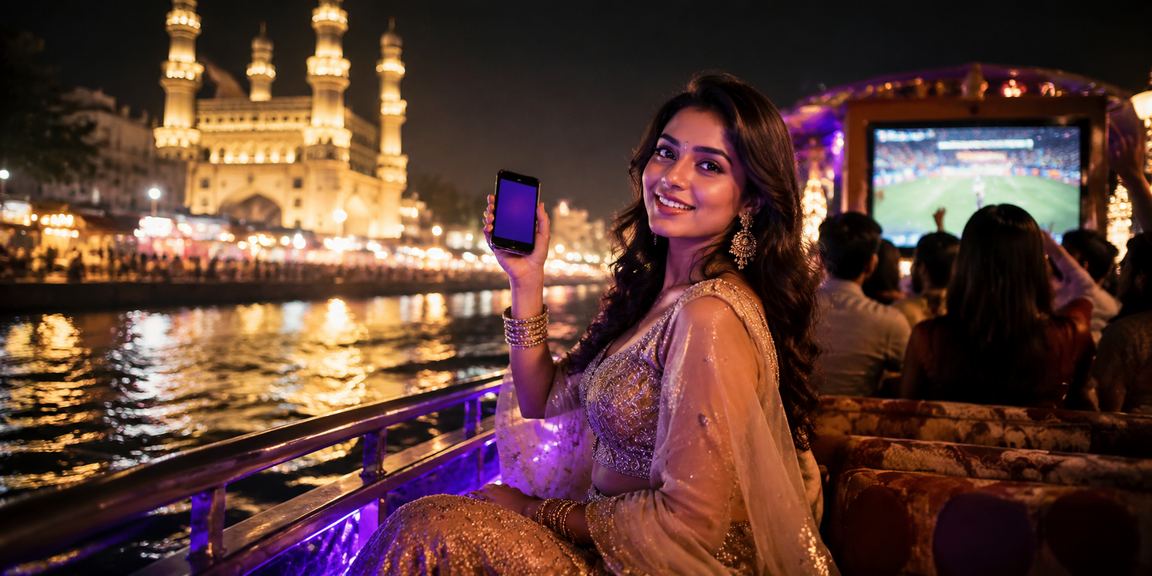 Mobile payment and Bollywood themed entertainment in Hyderabad